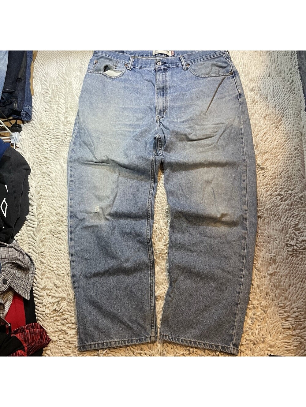Levis 550 Jeans Mens 40x30 Blue Relaxed Fit Tapered Leg Denim Classic Y2K